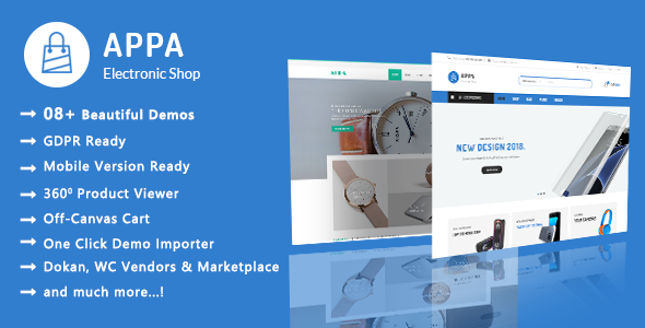 Appa – Electronics & Watches WooCommerce WordPress Theme