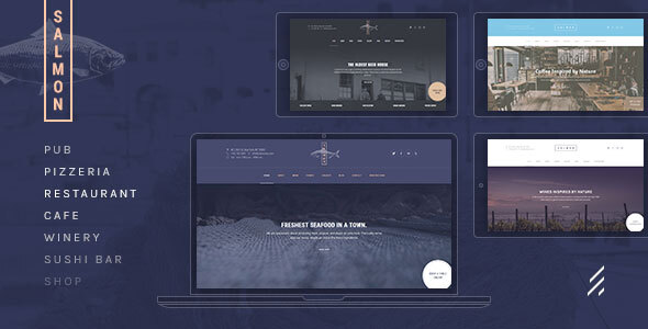 Salmon – Restaurant WordPress Theme