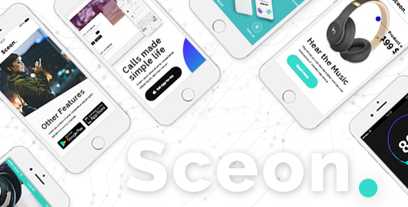 Sceon – App Landing Page & Startup WordPress Theme