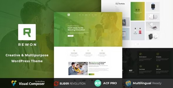 Rewon – MultiPurpose Business WordPress Theme