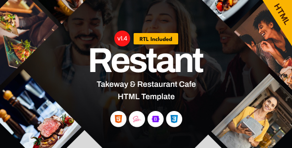 Restant – Takeway & Restaurant Cafe Bootstrap 5 Template