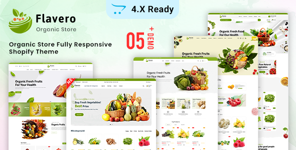 Flavero – Organic Food OpenCart Store