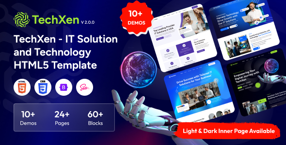 Techxen – IT Solutions & Technology Startup HTML Template