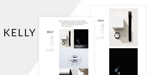 Kelly – Minimal Portfolio & Blog HTML