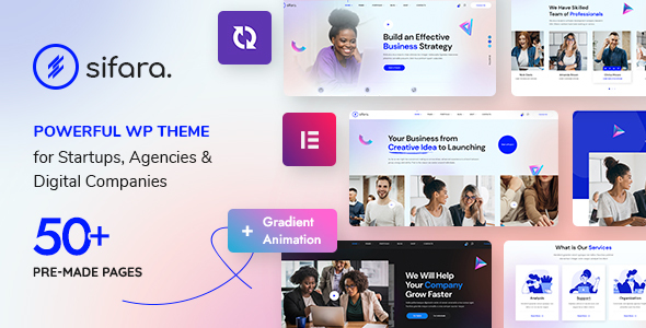 Sifara – Startups & Agencies WordPress Theme