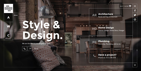 Brainux – Portfolio Website Template