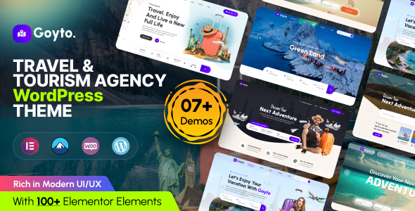 Goyto – Travel  WordPress Theme