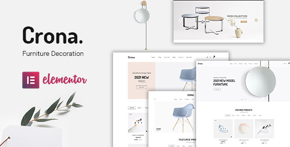 Crona – Furniture Decoration WooCommerce WordPress Theme