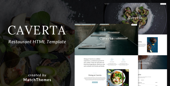 Caverta – Restaurant Cafe Template