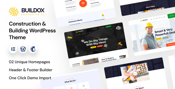 Buildox – Construction and Building WordPress Theme
