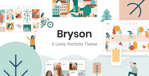 Bryson – Illustration and Design Portfolio WordPress Theme