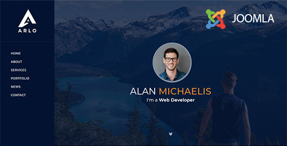 Arlo – Joomla 6 Personal / Portfolio / Resume Website Template