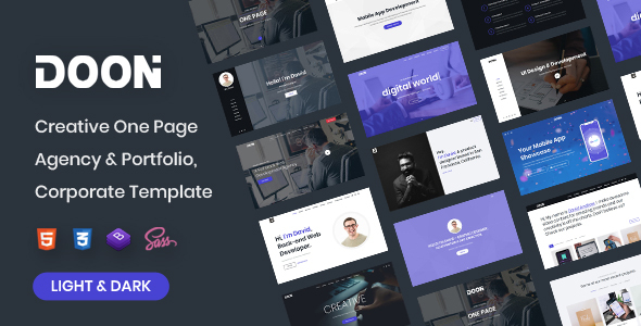 One Page Parallax – Doon