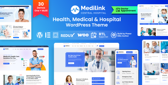 Medilink – Health & Medical WordPress Theme