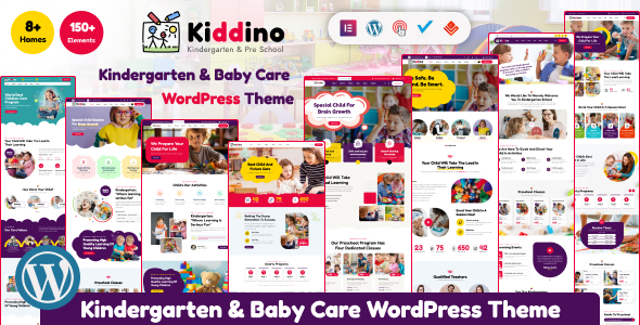 Kiddino – Kids, School & Kindergarten WordPress Theme
