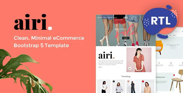 Airi – Minimal eCommerce HTML Template