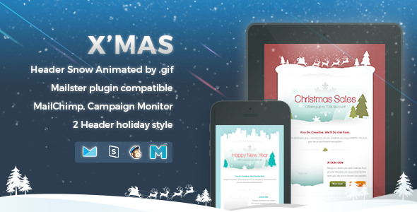 X’mas – Responsive Email Template