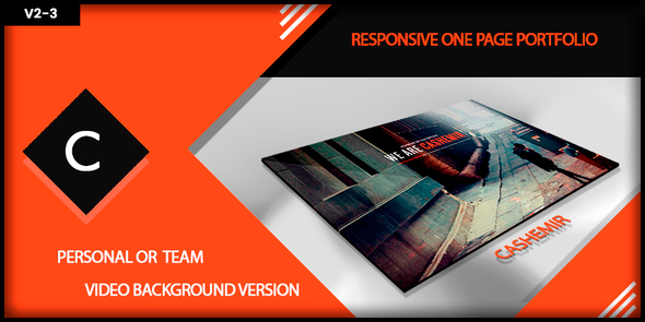 Cashemir –  Responsive One Page Template