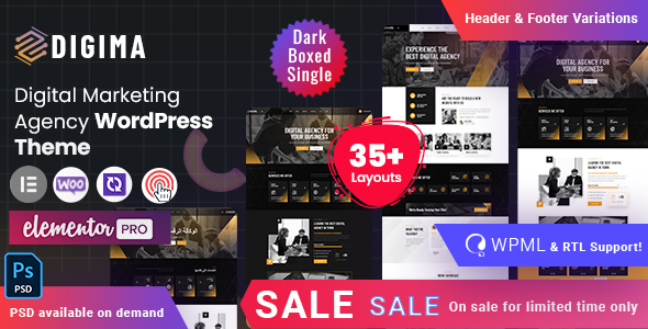 Digima – Digital Agency WordPress