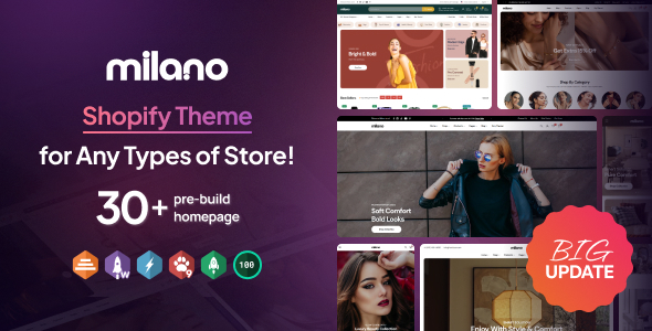 Milano – Modern Multipurpose Shopify Theme