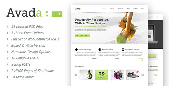 Avada – PSD