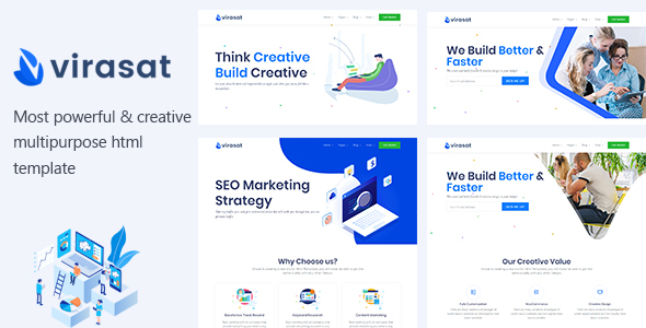 Virasat – Multipurpose OnePage & Multi Page Template