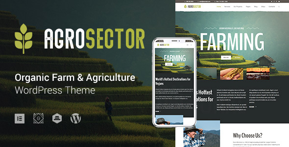 Agrosector – Agriculture & Organic Food WordPress Theme