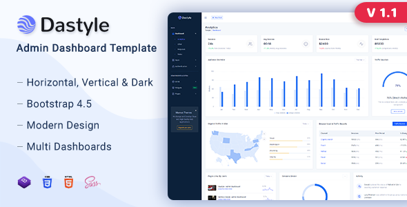 Dastyle – Admin & Dashboard Template