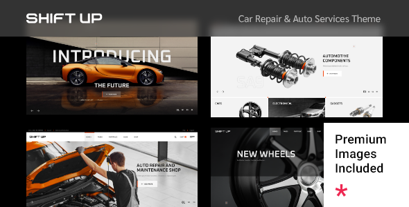 ShiftUp – Car Repair & Auto Services WordPress Theme