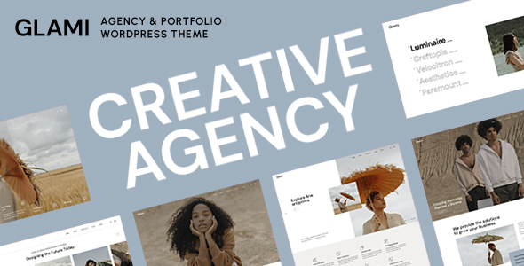 Glami – Creative Agency and Portfolio Theme
