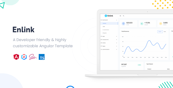 Enlink – Angular 14 Admin Template