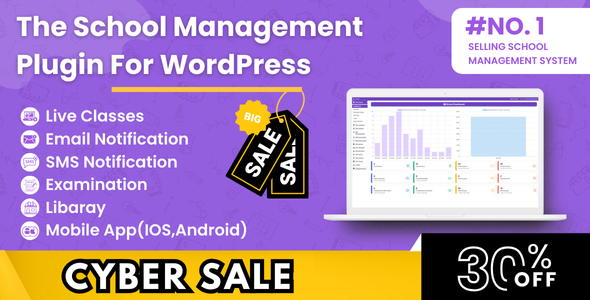 School Management – Education & Learning Management system for WordPress