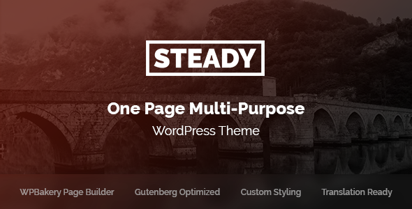 Steady – One Page Multi-Purpose WordPress Theme