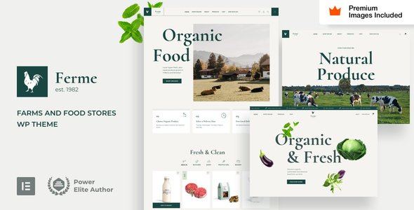 Ferme – Farm Shop WordPress Theme