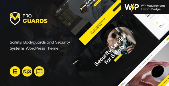ProGuards – Safety Bodyguard & Security WordPress Theme