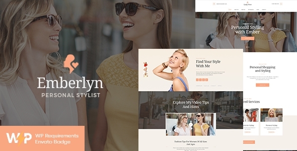 Emberlyn – Personal Stylist & Fashion Clothing WordPress Theme