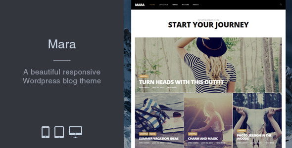 Mara – Photo Blog WordPress Theme