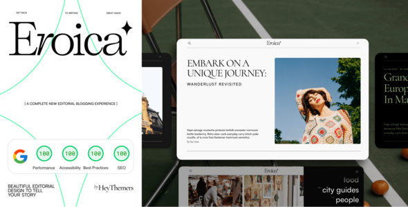 Eroica – Bold & Lightweight WordPress Blog Theme