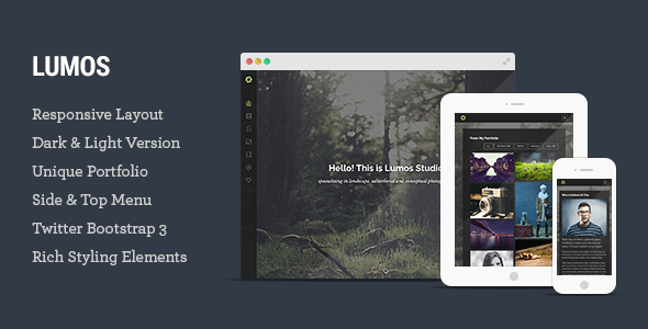 Lumos – Photography Template for Photographers
