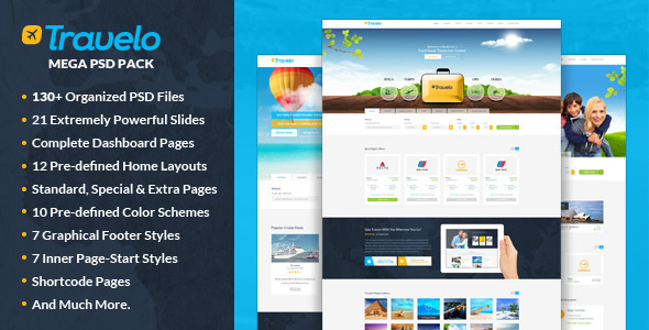 Travelo – Mega PSD Pack