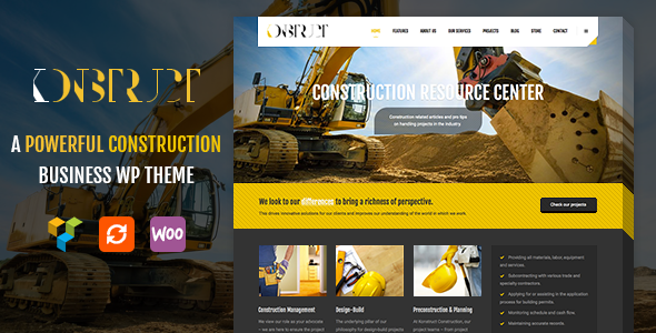Konstruct – Construction, Building WordPress Theme