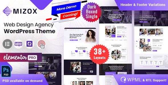 Mizox – Digital Agency WordPress