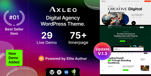 Axleo – Digital Agency WordPress Theme