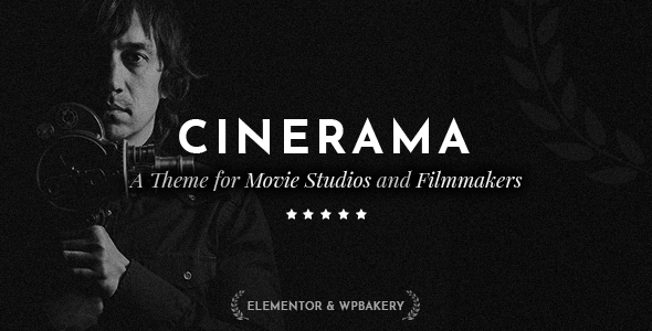 Cinerama – A WordPress Theme for Movie Studios and Filmmakers