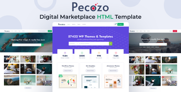 Pecozo – Digital Marketplace HTML Template