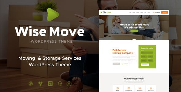 Wise Move – Moving, Relocation & Storage Services WordPress Theme