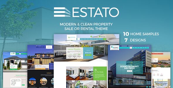 Single Property Real Estate WordPress Theme – Estato
