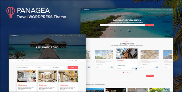 Panagea – Hotel and Tours Booking WordPress Theme