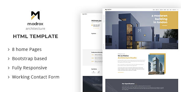 modrox – Architecture And Interior HTML Template