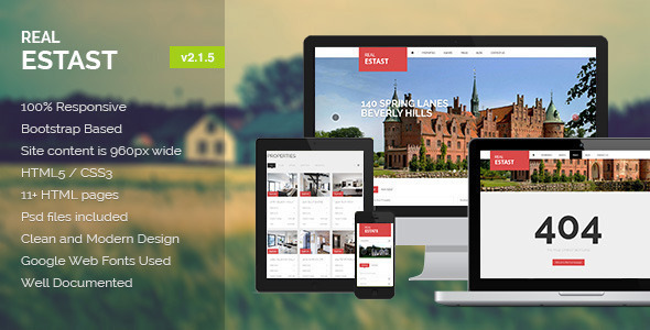 RealEstast – Real Estate HTML Template
